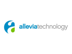 A logo for allevia technology.