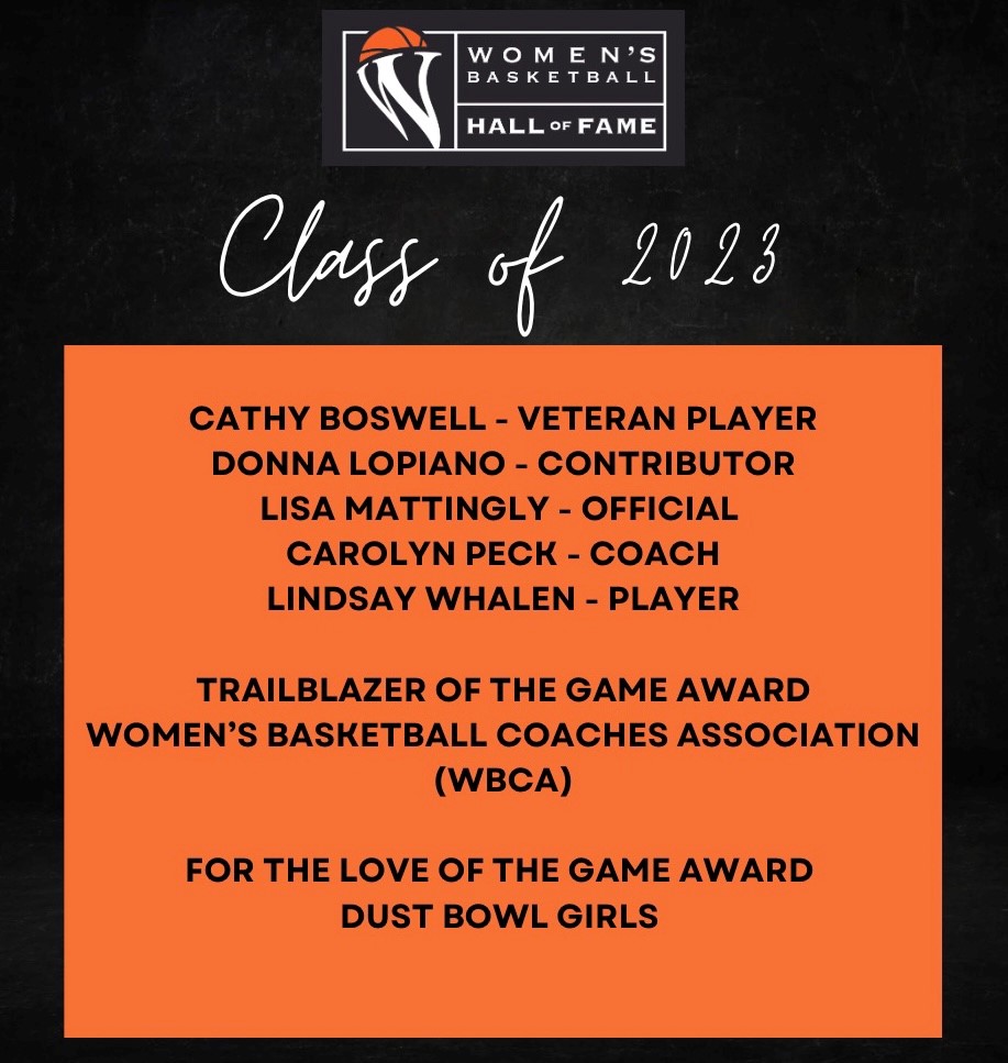 2023 Induction Ceremony Women’s Basketball Hall of Fame