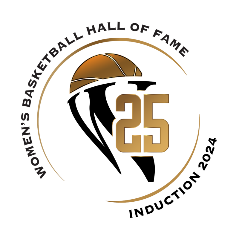 The Women's Basketball Hall of Fame logo.