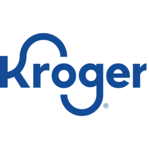 The Kroger logo on a green background is a visual representation of the company's commitment to giving others ways to shop and save.